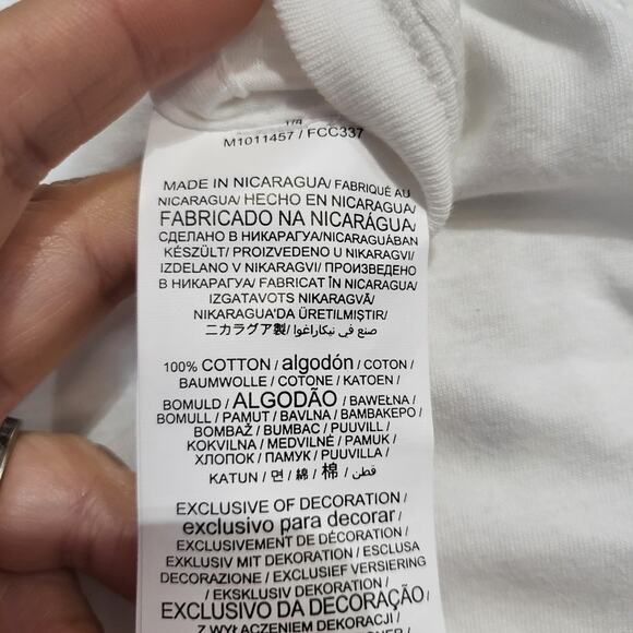 NEW SCU SANTA CLARA UNIVERSITY LONG SLEEVE WHITE T-SHIRT - XL - Picture 5 of 5